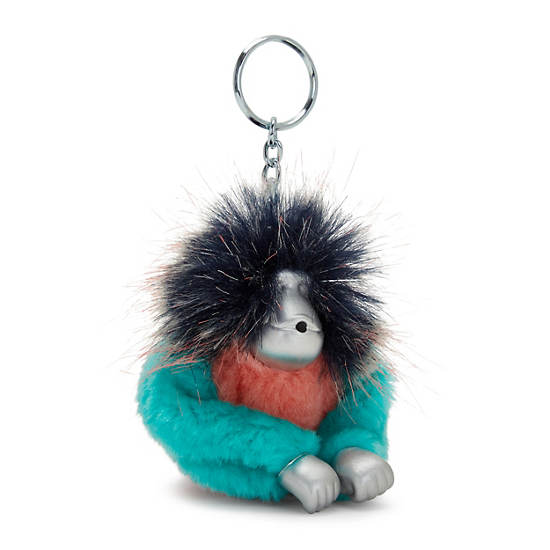 Kipling Fun Hair Sven Monkey Keychain Accessories Gradient Hair | CA 1940IL